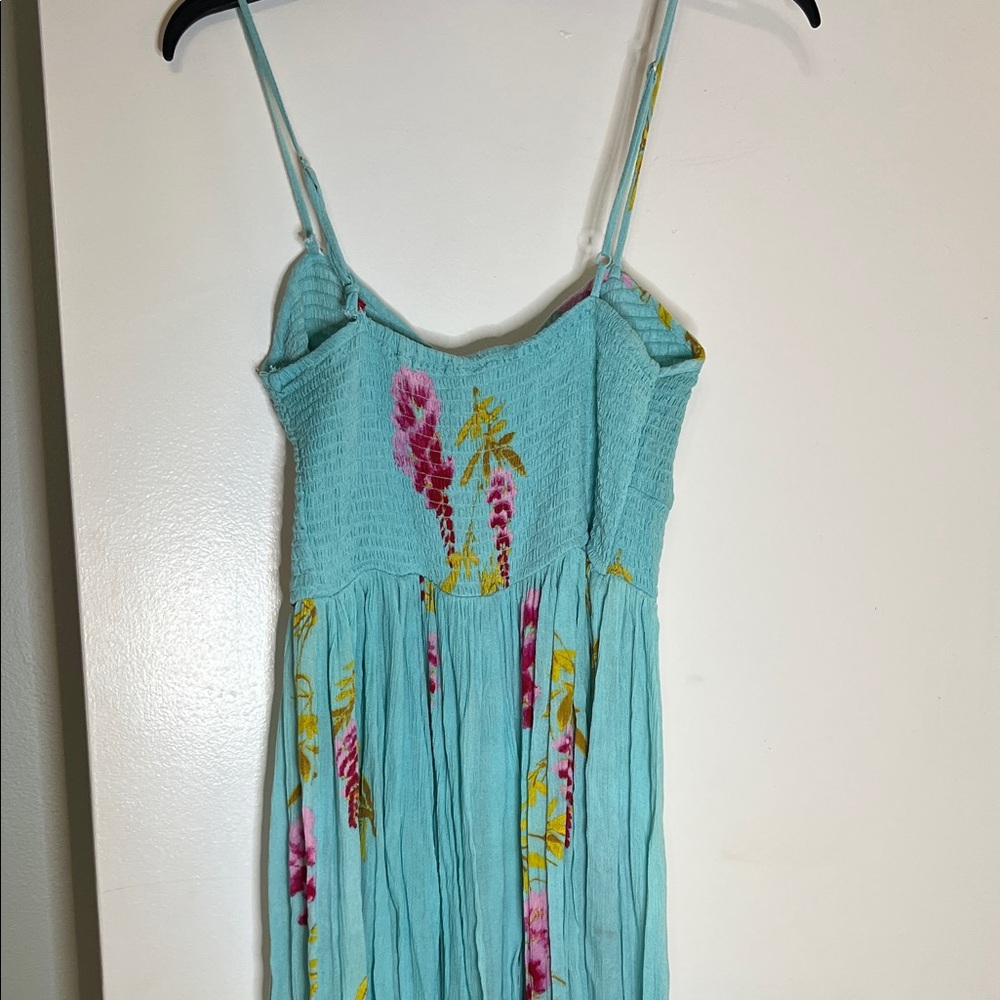 Free People Light Blue Floral Maxi Dress - Picture 8 of 11